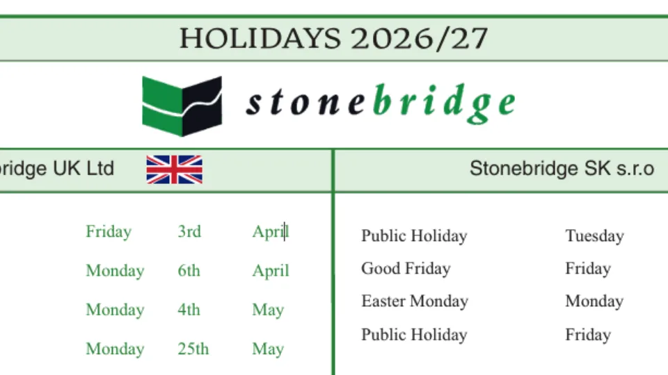 Factory Annual Holidays 2024/25